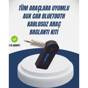 Bluetooth Destekli AUX Müzik ve Konuşma Cihazı