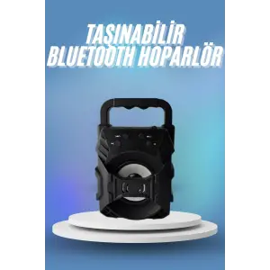 Bluetooth Hoparlör Android ve İOS Uyumlu Ses Bombası USB Girişli Taşınabilir