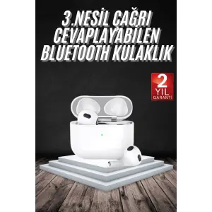 Bluetooth Kulaklık 3. Nesil Ios Android Uyumlu Yeni Nesil Wireless Charge