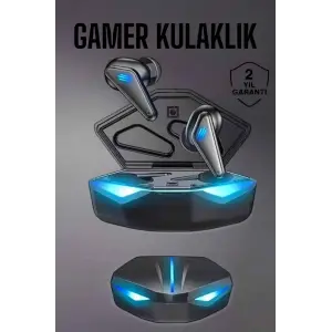Bluetooth Oyuncu Kulaklığı Led Işıklı Kablosuz ANC Özelliği
