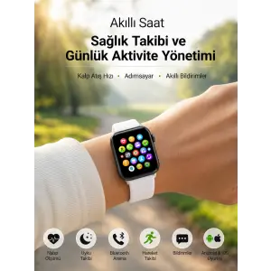 Bluetooth Telefon Görüşmesi ve Akıllı Bildirim Özellikleriyle Günlük Hayatınızı Kolaylaştıran Akıllı Saat