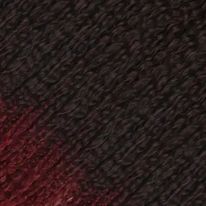 Brazilian Afro Daası  / Siyah / Kızıl Ombreli