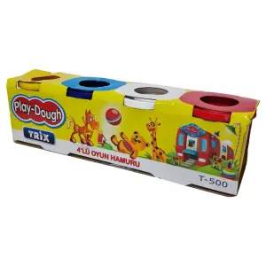 Büyük 4 Parça  Oyun Hamuru Bx40