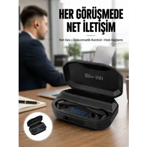 Çağrı Cevaplayabilen Akıllı Saat 5.2 Bluetooth Bağlantılı Kulaklık Yeni Nesil