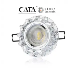 CATA CT 6595 Kristal Cam Led Spot Kasası
