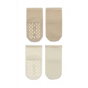 Çemberli Basic Penye Kaymaz Soket Çorap 2li 10146 Bej