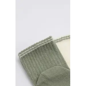 Çemberli Basic Penye Kaymaz Soket Çorap 2li 10146 Nil