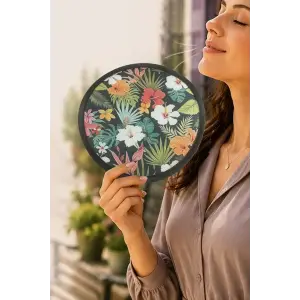 Çiçek Kore Yelpaze 20 cm