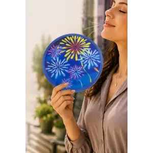 Çiçek Kore Yelpaze 20 cm