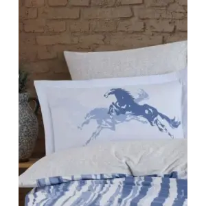 Çift Kişilik Poplin Nev Cascade Lacivert