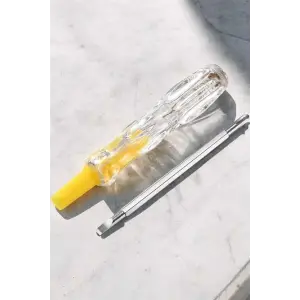 Çift Taraflı Elektrik Kontrol Kalemi Şeffaf Tornavida