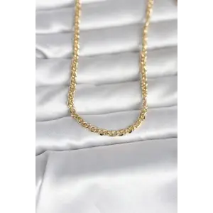 CM 14K Gold Renk Zincir Model 60 cm Kadın Kolye