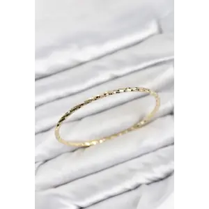 CM Gold Renk Lazer Kesim 65 mm Bilezik