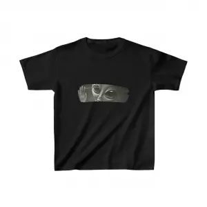 Çocuk Unisex Baskılı T-Shirt - Siyah