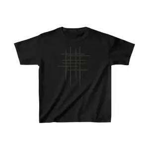 Çocuk Unisex Baskılı T-Shirt - Siyah