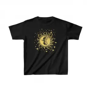 Çocuk Unisex Baskılı T-Shirt - Siyah