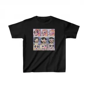 Çocuk Unisex Baskılı T-Shirt - Siyah