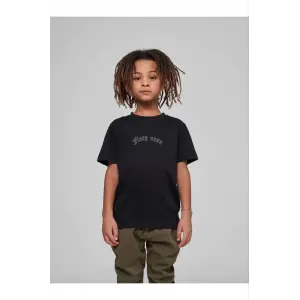 Çocuk Unisex Baskılı T-Shirt - Siyah