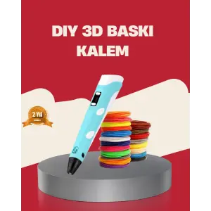 Çocuklar İçin Güvenli 3D Yazıcı Kalem