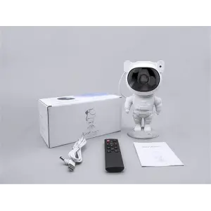 Çocuklara Özel Projeksiyon Astronot Lamba Speaker Sevimli