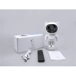 Çocuklara Özel Projeksiyon Astronot Lamba Speaker Sevimli