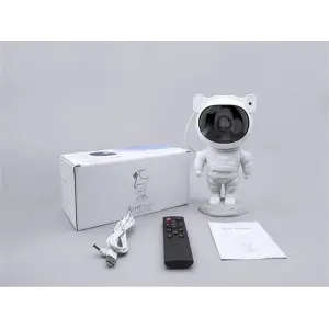 Çocuklara Özel Projeksiyon Astronot Lamba Speaker Sevimli