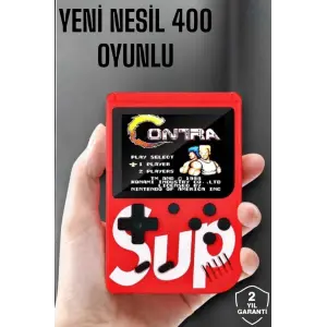 Çocuklara Özel SUP 400 Oyunlu Mini Oyun Konsolu
