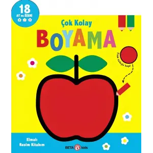 Çok Kolay Boyama Elmalı Resim Kitabım