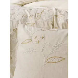 Cotton Keten Çift Kişilik Nev Takımı Lapelis