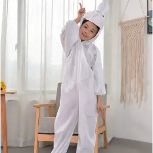 Çuk Tşan Kostümü Beyaz Renk 6-7 Yaş 120 cm
