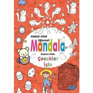 Çuklar İçin Mandala Kırmızı