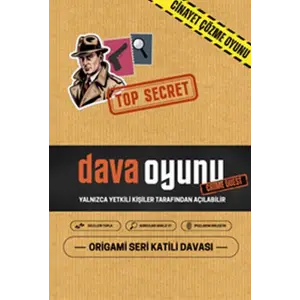 Da Oyunu - Origami Seri Katili Dası
