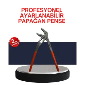 Dayanıklı Çelik Papağan Pense Ergonomik Yalıtımlı Sap