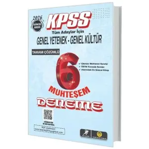 Dev Kadro KPSS Genel Yetenek Genel Kültür Muhteşem 6 Deneme Çözümlü