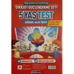 Dikkati Güçlendirme Seti 5 Yaş Test