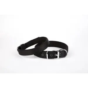 Dokuma Köpek Boyun Tasması 45-52 cm Siyah