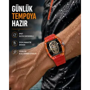 Dokunmatik Akıllı Saat Spor ve Günlük Kullanım Yeni Nesil