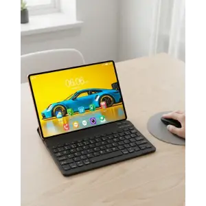 Dokunmatik Android Tablet Klavyeli Kalemli Kılıflı Set