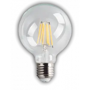 Eco Lounge 1 adet KENDAL KES506 Glop Led Rustik Ampul 6W 6400K Beyaz Işık E27 Duy