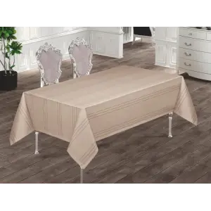Eco Lounge Dertsiz Masa Örtüsü 160x220 Bej