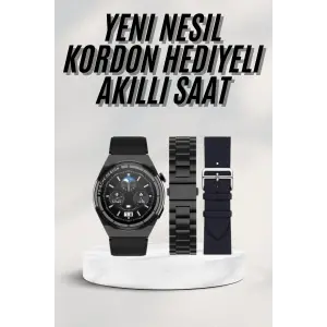 En Çok Tercih Edilen Akıllı Saat Amoled Ekran Nabız Sensörü GPS Uyumlu Adımsayar