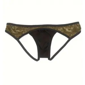 Erkek Gold Metalik Jkstrap İç Giyim