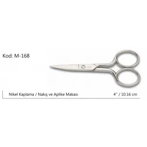 Europe Kalın Nakış Makası Süper Kalite No:4 10,16 Cm