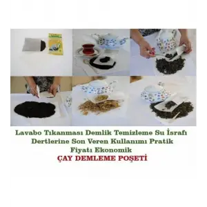 Ev Tipi Çay Demleme Poşeti 25Li Paket