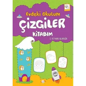 Evdeki Okulum Çizgiler Kitabım 4+Yaş