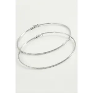 Ezme Metal Halka Küpe 8-9-10 cm