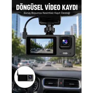 Full HD 3 Kanallı Araç Kamerası – Akıllı Çözümlerle Sürüş Yeni Nesil