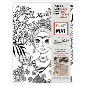 Funny Mat - Frıda Kahlo 30 X 40 Cm