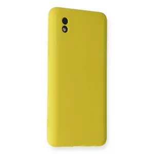 Galaxy A01 Core Kılıf Nano İçi Kadife  - Sarı