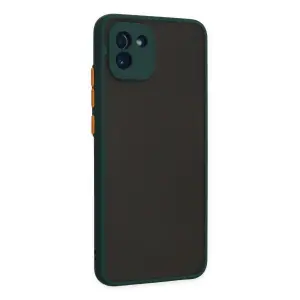 Galaxy A03 Kılıf Montreal  Kapak - Yeşil